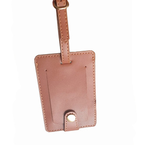 ป้ายกำกับกระเป๋าเดินทางหนังแท้พร้อมที่ปิดเพื่อความเป็นส่วนตัวตัวระบุชิ้นส่วนกระเป๋าพิเศษสำหรับผู้ชายและผู้หญิง - Product Image 2