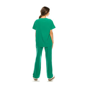 Panel de lona Scrubs Healthcare Top Camisas de fregado elásticas que absorben la humedad con paneles laterales acanalados - Product Image 5