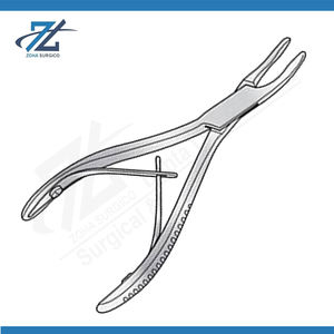 Kleinert Kutz Bone Rongeur Courbé 140mm Largeur 2mm Instruments Chirurgicaux Manuels en Acier Inoxydable Fabricant Pakistan Certifié CE - Product Image 2