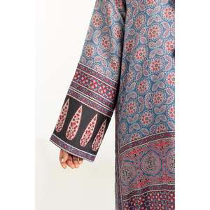 IUSTKSD-976 ชุดสูทผ้าไหมพิมพ์ลาย 3 ชิ้นสำหรับผู้หญิง - Product Image 3