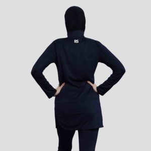 Regular de alta calidad islámica modesta ropa deportiva Streetwear verano ropa activa musulmana entrenamiento correr gimnasio camiseta para mujeres 100% - Product Image 3