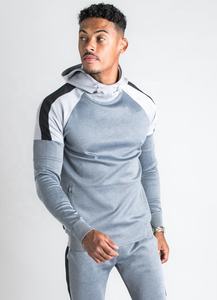 เสื้อวอร์มมีฮู้ดกางเกงสำหรับผู้ชายเสื้อฮู้ดกางเกงวิ่งออกกำลังกายเข้ายิมฤดูร้อนโลโก้แบบกำหนดเอง - Product Image 2