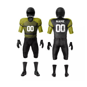 Ensemble d'uniformes de football américain personnalisés 2025 pour garçons Style unique à manches courtes pour la saison estivale de l'équipe nationale - Product Image 6
