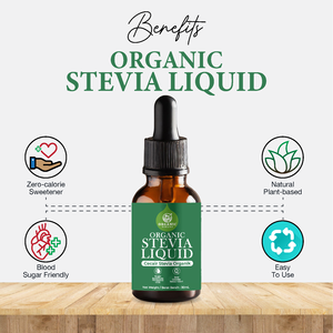 Organic Fields Stevia Liquide Biologique de Qualité Alimentaire 30ml - Product Image 3
