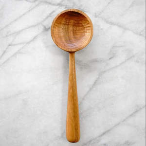 Cuillère en bois robuste pour la cuisine, ustensile de cuisine polyvalent et cuillère de service, bois naturel de qualité alimentaire durable - Product Image 1