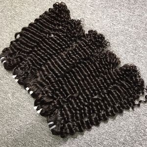 Produit de haute qualité trame de cheveux noir Jerry Curl paquet de cheveux vierges cheveux crus un donneur 150% densité pour les femmes - Product Image 2