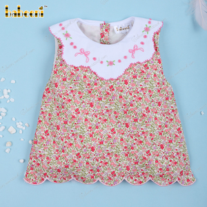 Ensemble de 2 vêtements pour filles en coton 100% certifié OEKO-TEX, non toxique, ignifuge, isolant thermique, résistant au rétrécissement, à motifs floraux - Product Image 3