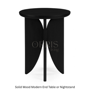 Mesa Auxiliar o Mesita de Noche de Madera Maciza, Patas Esculpidas Elegantes y Únicas, Diseño de Lujo, Muebles de Tamaño Personalizado para Hotel o Villa, Mesa Auxiliar - Product Image 2