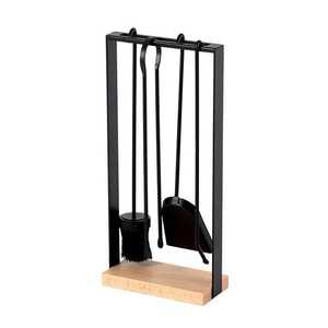 Classic Nordic Fireplace <b>Tool</b> <b>Set</b> Log Holder for Home Indoor Outdoor Include 4 <b>Tools</b> Fireplace <b>Set</b> & Accessories <b>Garden</b> Supplies - Product Image 3