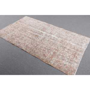 พรมตุรกี ขนาด 3.6x6.5 ฟุต พรมวินเทจลายดอกไม้สีน้ำตาลเทา - Product Image 2