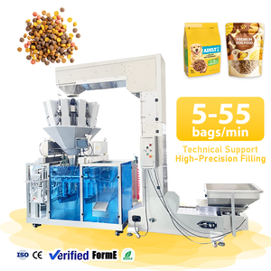 Machine d'emballage entièrement automatique multifonctionnelle pour sachets à fermeture éclair verticaux, machine d'emballage Doypack pour aliments pour chiens - Product Image 1