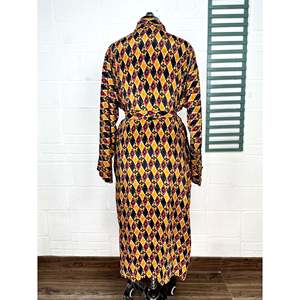 Boho-Style Soie Douce Kimono for <b>Men</b> Elegant Paisley Blue Yellow Dye Regal House King Persian Board Shorts Swim <b>Trunks</b> Beach - Product Image 6