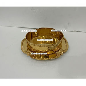 Bol à chocolat décoratif en laiton pur fait à la main, bol de service pour collations de table, pour les événements, bol à chocolat en vente - Product Image 1