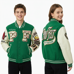 Chaquetas Varsity con Parches de Chenilla Bordados Personalizados, Chaqueta Varsity con Nombre de Marca para Ropa Exterior Masculina, Chaqueta de Béisbol Universitaria para Hombre - Product Image 5