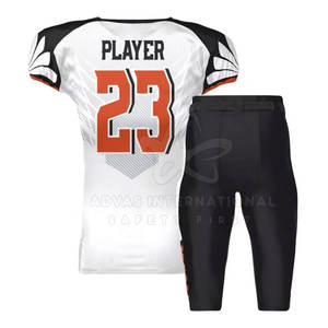Uniformes de Fútbol Americano para Adultos, Diseño Moderno, Manga Corta, Transpirable, Tallas Grandes, Spandex/Poliéster, Impresión Digital - Product Image 2