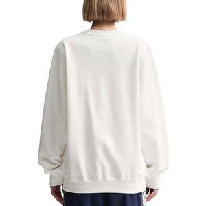 Sweats à capuche et sweat-shirts formels pour femmes de haute qualité hiver automne Logo personnalisé couleur unie coton bambou polaire col rond - Product Image 3