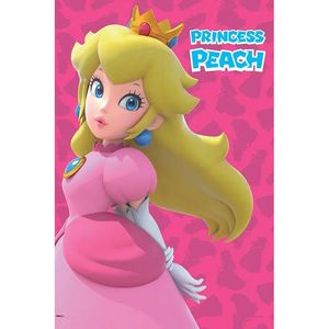 Póster con Marco Metálico de Super Mario, Princesa Peach en Color Negro - Product Image 2