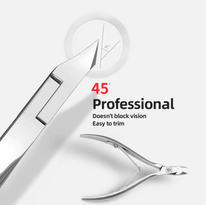 3/4 pouces en acier inoxydable coupe-cuticules manucure/pédicure coupe-ongles outil extrêmement pointu cuticules pinces coupantes doigts - Product Image 2