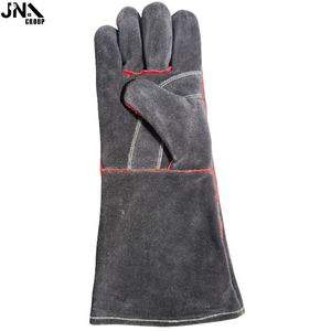 Gants de travail en cuir industriel de 14 ''pour hommes, résistant à la chaleur, gant de sécurité pour vache fendue - Product Image 4