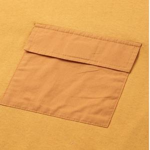 Camiseta Extra Grande Personalizada 100% Algodón para Hombre, Manga Corta, Cuello Redondo, con Bolsillo, Ropa Casual de Verano - Product Image 4