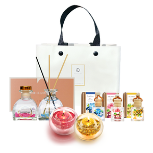 Ensemble de 3 diffuseurs de parfum Even Day, bougie liquide artisanale en verre, diffuseur pour voiture - Product Image 1