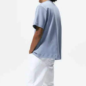 100% coton T-shirt pour hommes coupe ample imprimé T-shirt surdimensionné personnalisé hommes haute qualité surdimensionné T-shirts lourds pour hommes - Product Image 4