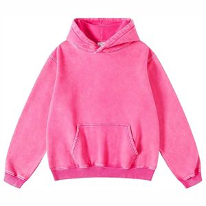 Premium Heavyweight Pullover Hoodies para hombres Custom Washed Cotton Blended Fleece Sudaderas con bordado Cozy Winter Comfort - Product Image 2