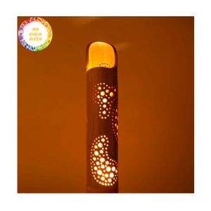 Lámpara de bambú hecha a mano de bambú natural para decoración del hogar e iluminación hecha en Vietnam - Product Image 3