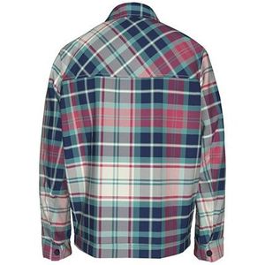 เสื้อแจ็คเก็ตทาร์ตันสำหรับผู้ชายยี่ห้อทอมมี่ ฟอร์ ฮิลฟิเกอร์ กันน้ำ บุซับใน มีฮู้ดถอดได้ ซิปแบบวินเทจ สไตล์ลำลองสำหรับฤดูหนาว สีน้ำเงิน - Product Image 2