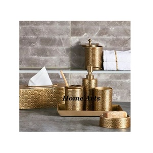 Juego de baño martillado de acero inoxidable con calidad superior Juego de baño de forma personalizada a un precio asequible - Product Image 3