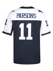 เสื้ออเมริกันฟุตบอลแบบระบายอากาศได้ดี พิมพ์โลโก้ตามสั่ง ไซส์ใหญ่สำหรับผู้ชาย และเสื้ออเมริกันฟุตบอลดีไซน์ล่าสุดขายดี - Product Image 3