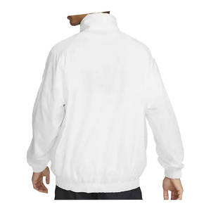 Veste coupe-vent en toile enduite de qualité supérieure pour homme avec col montant et logo frontal - Vintage Outdoor Plus Size - Product Image 3