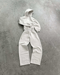 Sudadera con capucha y Pantalones rectos de gran tamaño con hombros caídos, conjunto de chándal de 2 piezas, transpirable y cómodo Foe Unisex 2025 - Product Image 6