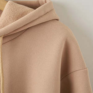 Kangaroo Pocket Drop Shoulder Hombres Sudadera con capucha Manga larga Suave cepillado Algodón Fleece Hoody Classic Drawstring Pullover - Product Image 4