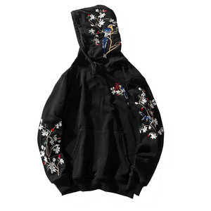 Sweat-shirts à capuche pour hommes en coton 100% avec broderie personnalisée, poche, surdimensionné, en polaire écologique, broderie sur les sweats à capuche pour hommes - Product Image 4