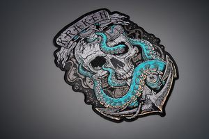 Grands patchs appliques brodés pour DIE Iron Sew pour vestes de moto vêtements et sacs gilet patchs - Product Image 2