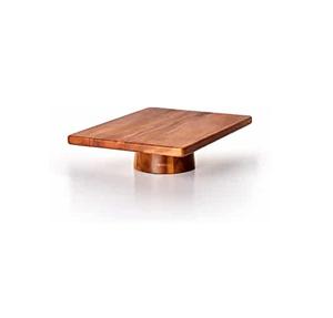 Support de gâteau en bois fait main de haute qualité meilleures fournitures en gros pour affichage de gâteau Pizza décor de Table de service outils de gâteau de haute qualité - Product Image 2