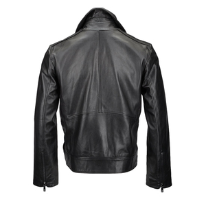 Meilleure qualité mince peau de vache en cuir véritable veste de travail pour hommes pour l'automne hiver haut tissu matériel haute qualité homme veste - Product Image 2