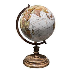 Globo con base de aluminio y madera Tamaño y diseño personalizados Globos giratorios en precios al por mayor - Product Image 1
