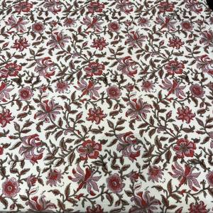 กุหลาบอ่อนผ้าปูโต๊ะ100% พิมพ์ลายบล็อกมืออินเดียสีเขียวผ้าคอตตอนปรับขนาดได้ผ้าบ้านโรงแรมงานแต่งงาน - Product Image 3