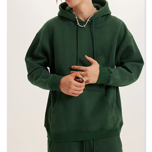 เสื้อสเวตเชิ้ตผ้าหนามีฮู้ดสำหรับผู้ชายผ้าฝ้ายโพลีเอสเตอร์กำมะหยี่ต่อต้านการหดตัวเสื้อยืดเป็นมิตรต่อสิ่งแวดล้อมสำหรับฤดูใบไม้ร่วง - Product Image 1