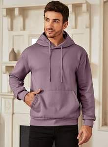 Sudadera con capucha de calavera de algodón informal para hombre de mejor diseño Sudadera de manga larga con cuello con cordón para invierno - Product Image 4