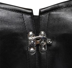 Nouveauté Corset Bustier Overbust en Cuir Souple Respirant à Maintien Ferme, à Baleines, Style Burlesque, Haut de Lingerie, Couleur Personnalisable, Sans Couture - Product Image 4