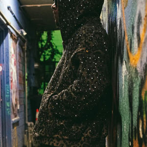 ชุดเซ็ตเสื้อฮู้ดดี้และกางเกงขายาวทรงบ็อกซี่ 2 ชิ้น ลายเสือดาว/เสือชีตาห์ ประดับคริสตัล แต่งซิป สไตล์ดิสเทรส ไม่มีภาษีในสหรัฐอเมริกา - Product Image 5