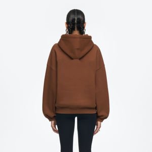 Sudadera con capucha de alta calidad para mujer, Sudadera con capucha de patrón sólido a la moda con impresión Digital frontal para la temporada de invierno - Product Image 2