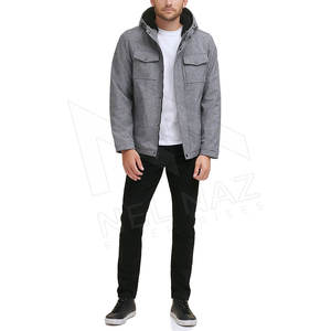 Chaqueta de Softshell personalizada para hombre, chaqueta de senderismo impermeable al por mayor - Product Image 6