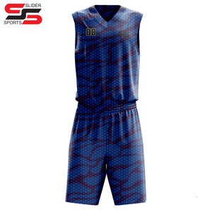 Uniforme réversible de basket-ball pour jeunes avec design personnalisé pour hommes, ensemble d'entraînement de basket-ball, maillot, vêtements de basket-ball - Product Image 1