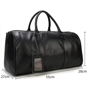 Customized Genuine Leather Duffle Bags Best Material with Private Label and Your Own Logo - Product Image 2