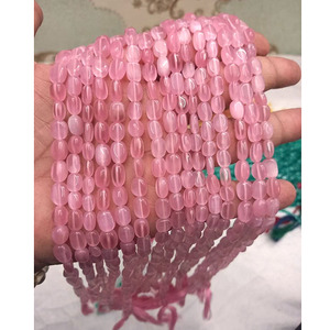 ลูกปัดทรงรีโมนาลิสาหลากสีสวยงามขนาด8มม. ยาว14นิ้วลูกปัดหลากสีแวววาวสำหรับทำเครื่องประดับสำหรับผู้หญิง - Product Image 6