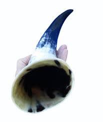 Corne à boire de buffle de boeuf exigeante dernière corne à boire de boeuf finie à la main avec support en métal - Product Image 5